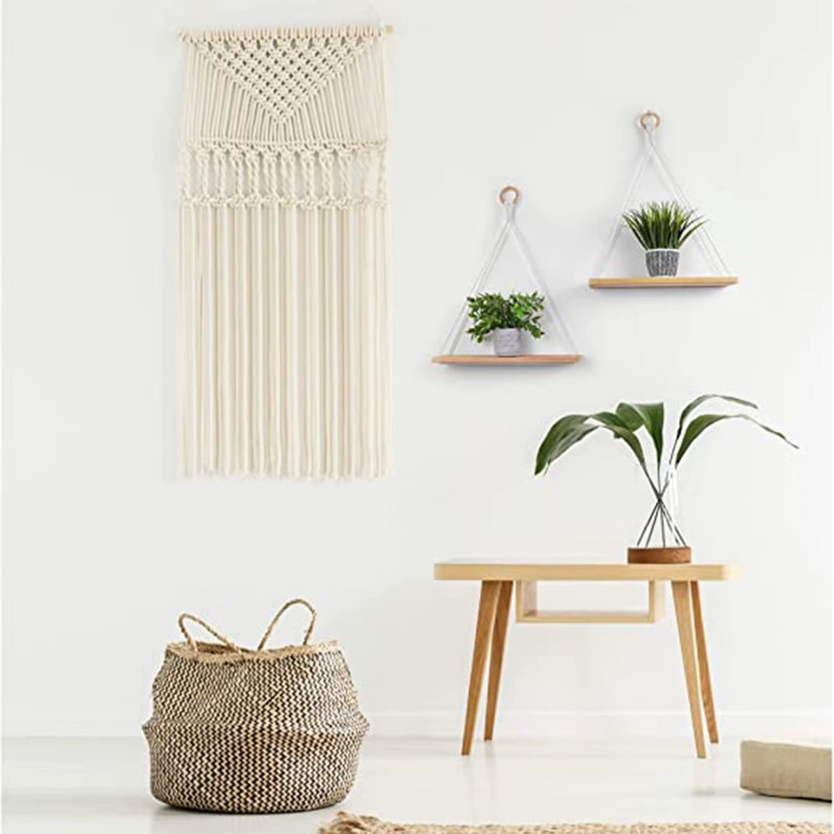 Hanging Boho Shelf for Plants 